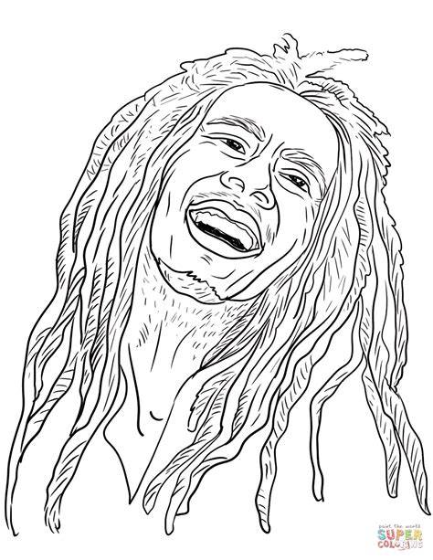 Bob Marley Coloring Pages