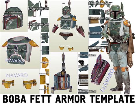 Boba Fett Armour Templates