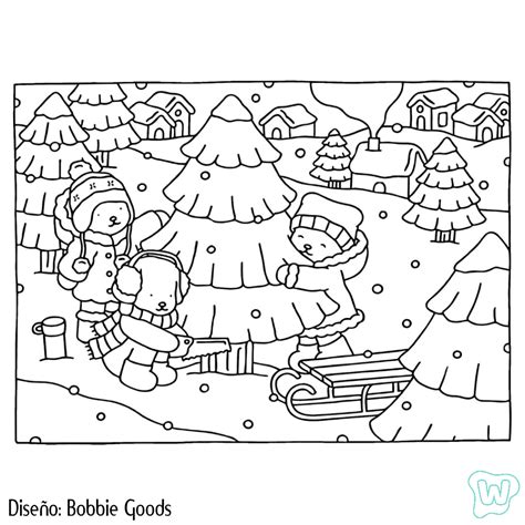 Bobbie Goods Christmas Coloring Pages