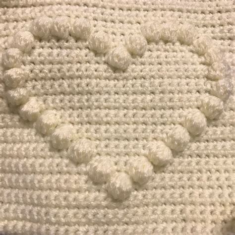 Bobble Heart Crochet Pattern