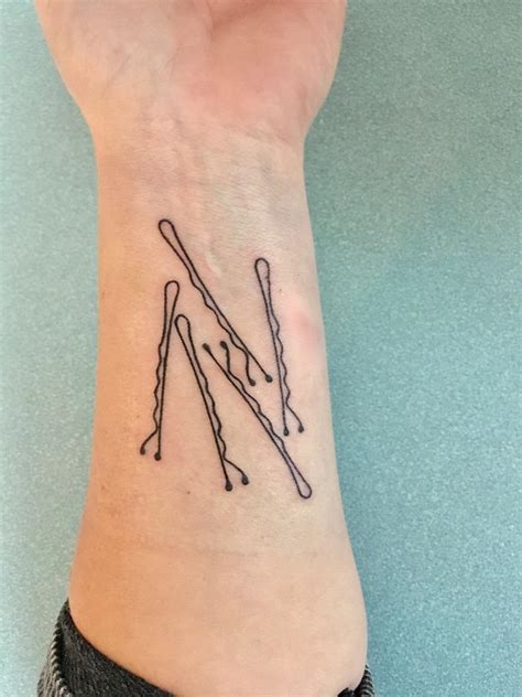 Bobby Pin Tattoo