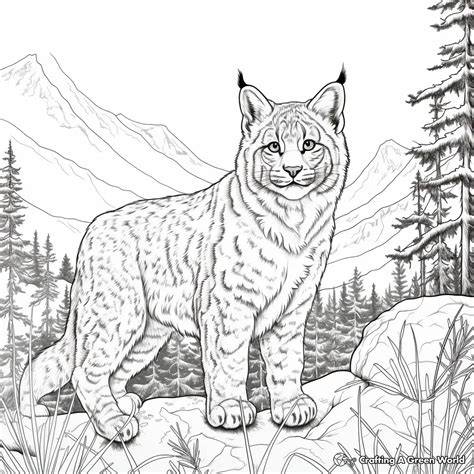 Bobcat Coloring Page