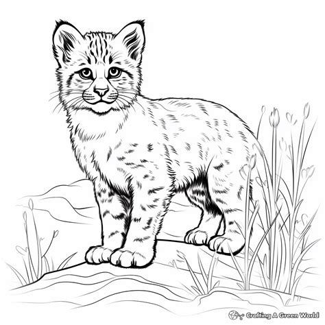 Bobcat Coloring Pictures