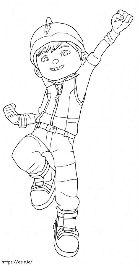 Boboiboy Galaxy Coloring