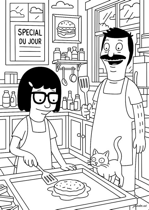 Bobs Burgers Coloring Pages