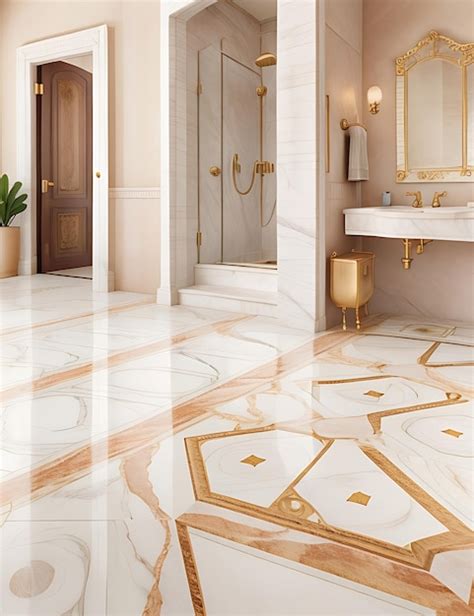 Fliesenteppich mit Bodendekor individuelle Gestaltund für ihr