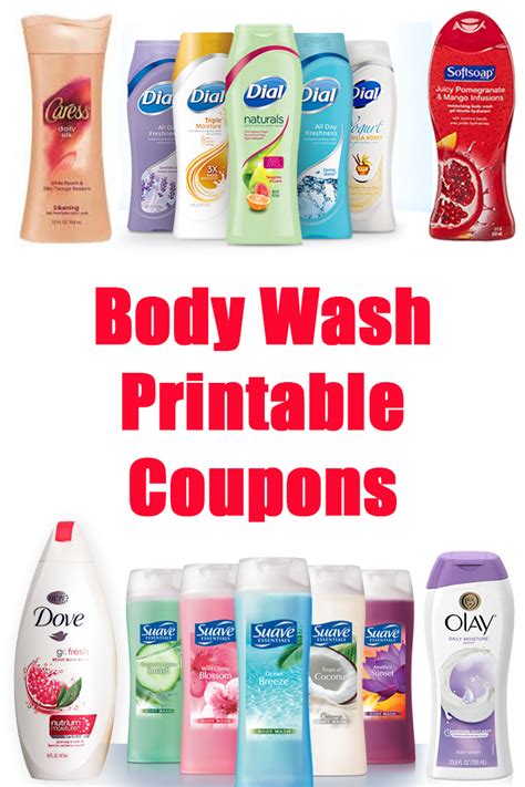 Body Wash Coupons Printable