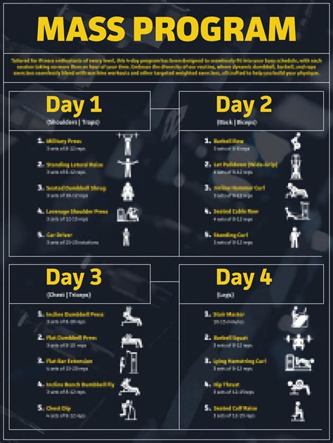 Bodybuilding Program Mass