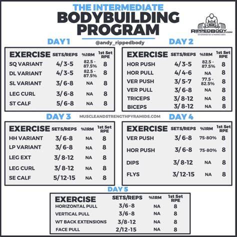 Bodybuilding Training Plans