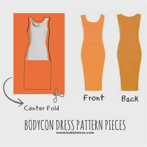 Bodycon Dress Sewing Pattern