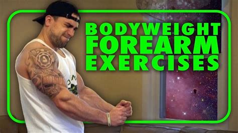 Bodyweight Exercises For Forearms