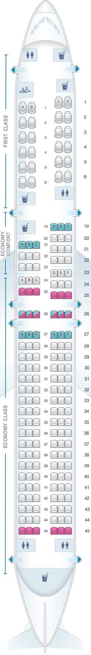 Boeing 757 Seating Chart Delta