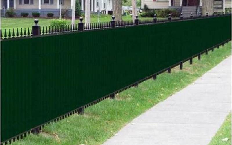 Boen Valueveil Green Privacy Fence