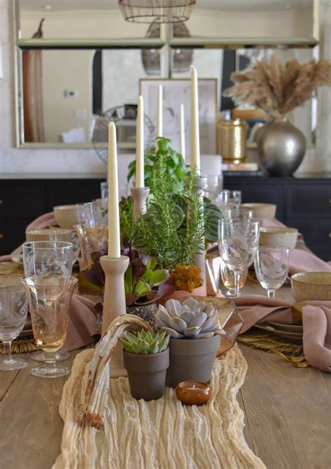 Bohemian Table Setting