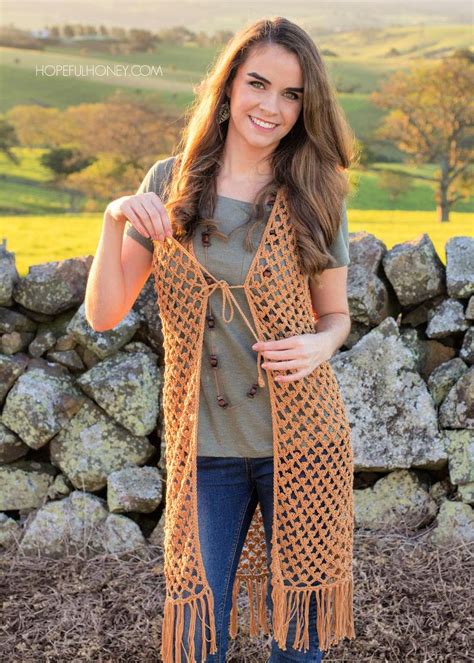 Bohemian Vest Crochet Pattern Free