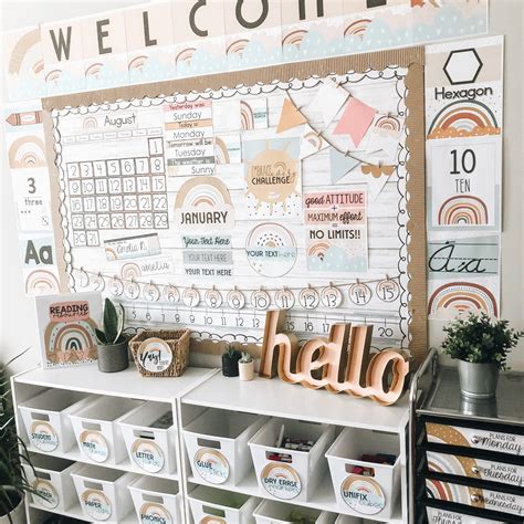 Unleash Your Inner Free Spirit with Boho Chic Classroom Decor: Elevate Your Learning Space with These Must-Have Stylish Pieces