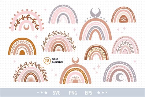 Download Boho Rainbow Pack - Baby Rainbow Printable