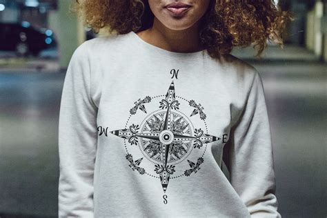 Download Boho Tribal Compass Files For Crafts