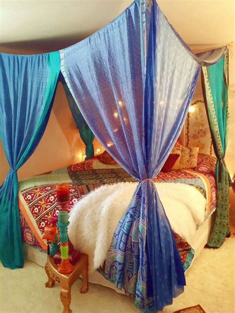 Boho-Chic Exuberance: Layered Curtains And Canopies For A Bohemian Vibe