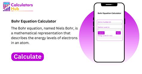 Bohr Equation Calculator
