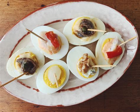 Image of Boiled Eggs with Various Toppings