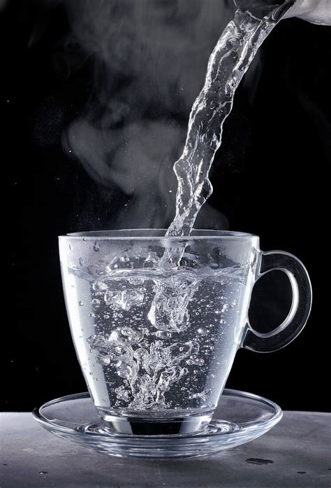 Boiling water pour