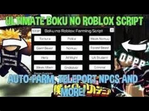 Boku No Roblox: Remastered Script (LoadString may be required 