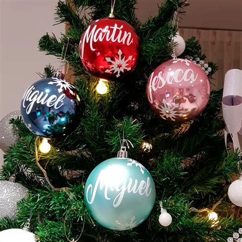 Bolas de Navidad Personalizadas con nombre
