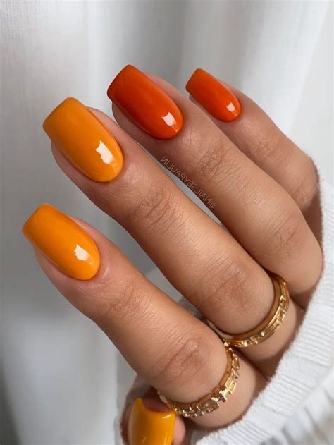 Bold And Brilliant: Express Your Personality With Captivating Burnt Orange Nails