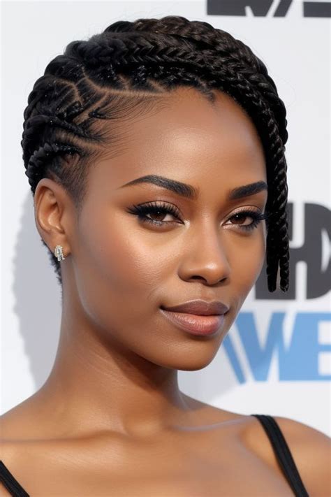 Bold Box Braids for Short Hair