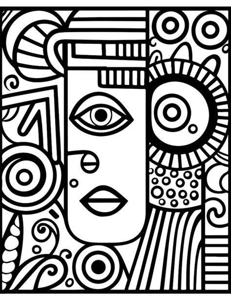 Bold Line Coloring Pages