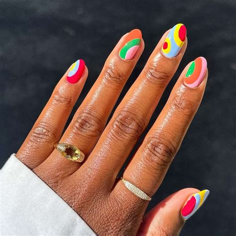 Bold and Colorful Nails