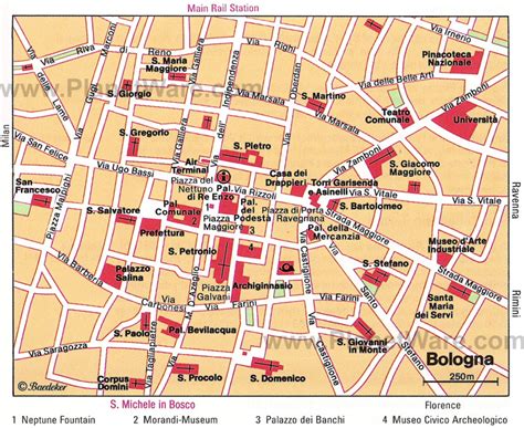 Bologna map