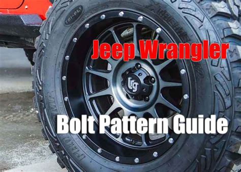 Bolt Pattern Jeep Wrangler