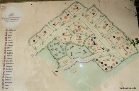 Bomas of Kenya map