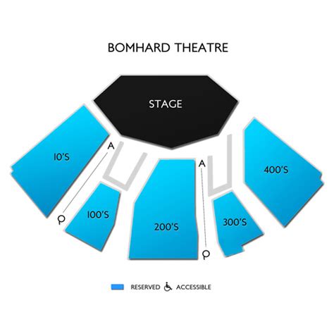Bomhard Theater Seating Chart