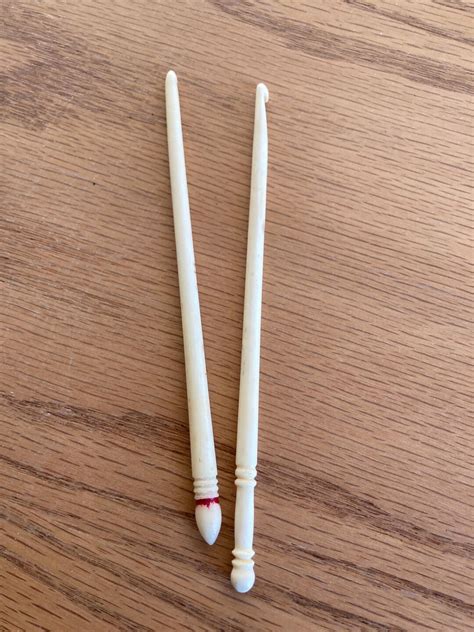 Bone Crochet Hooks Antique