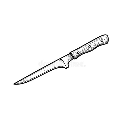 Boning Knife Drawing
