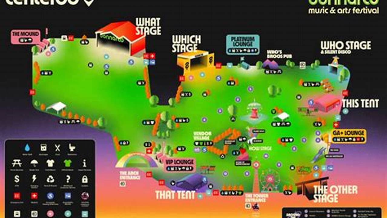 Bonnaroo Map 2025