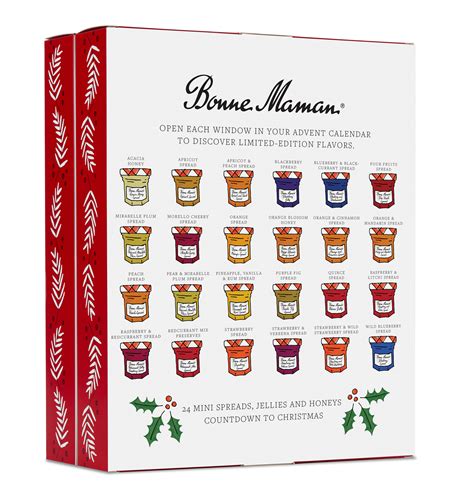 Bonne Maman Advent Calendar Flavors