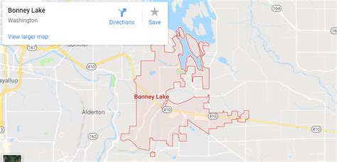 Bonney Lake Directions