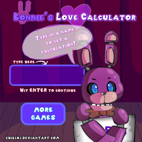 Bonnie Love Calculator