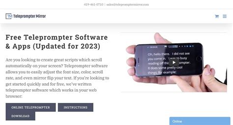 Bonus – Teleprompter Software: Free tool