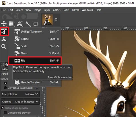 Bonus Tip: Create Mirror Effect in GIMP