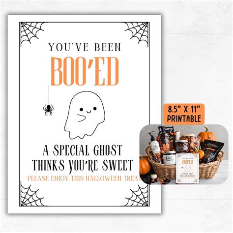 Boo Basket Card