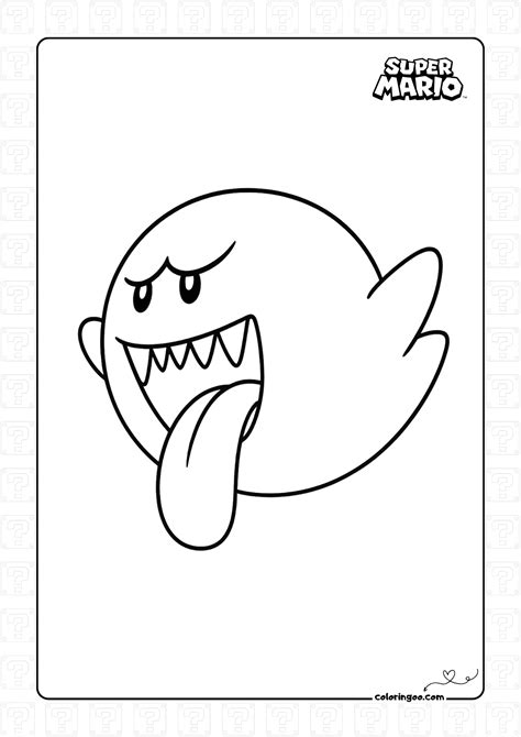 Boo Coloring Pages