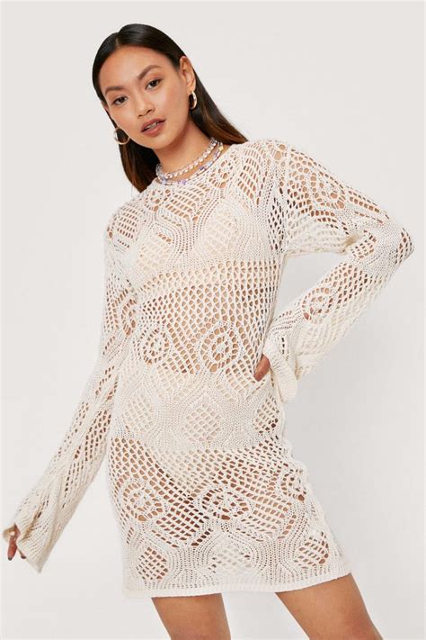 Boohoo Crochet Dress