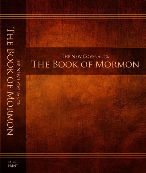 Book Of Mormon Large Print