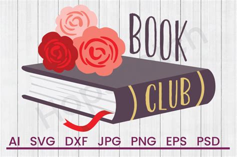 Download Book Club - SVG File, DXF File
