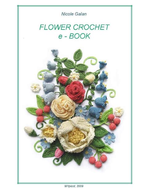 Book Crochet Flowers